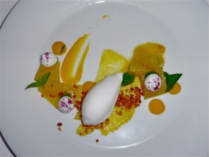 Ananas-Dessert