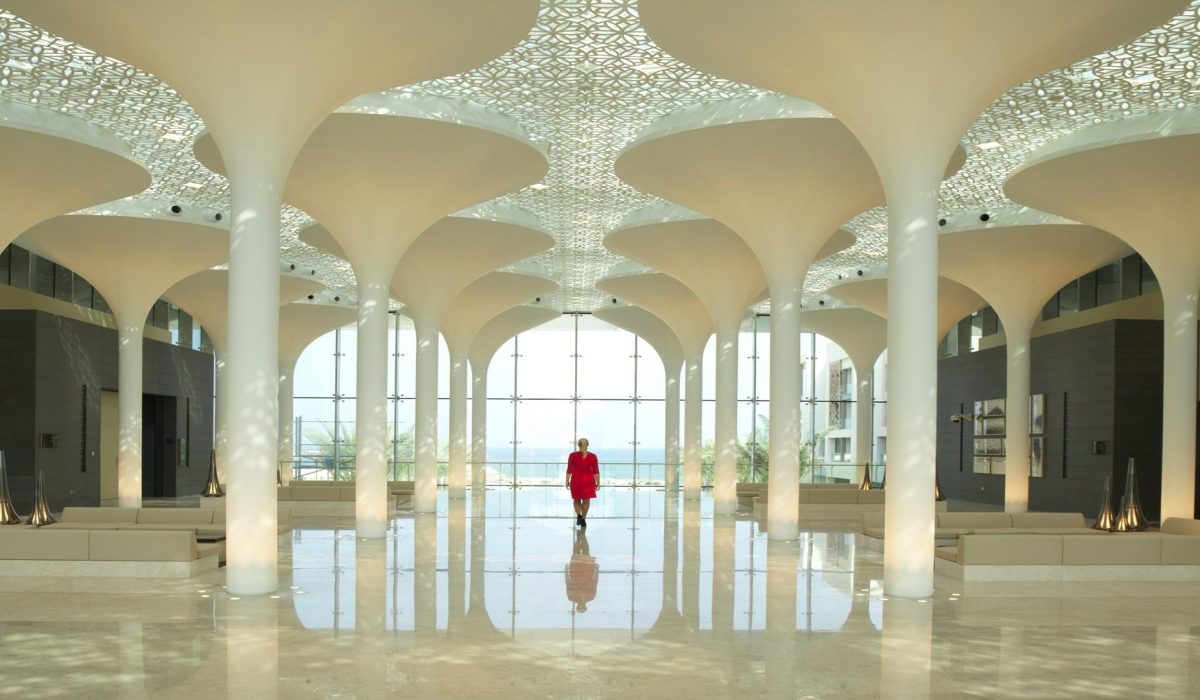Kempinski Hotel Muscat: edle Lobby